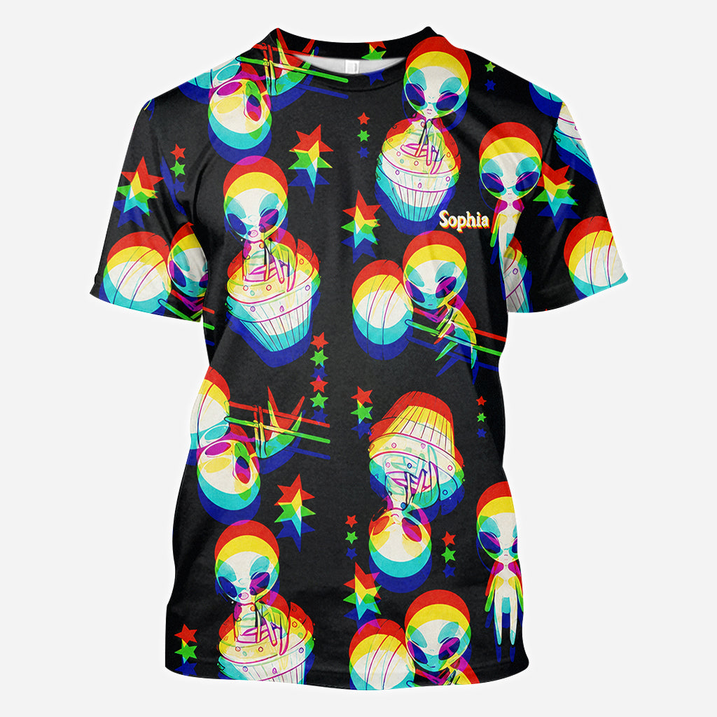Aliens - Chemise Personnalisée Alien Tout Imprimé