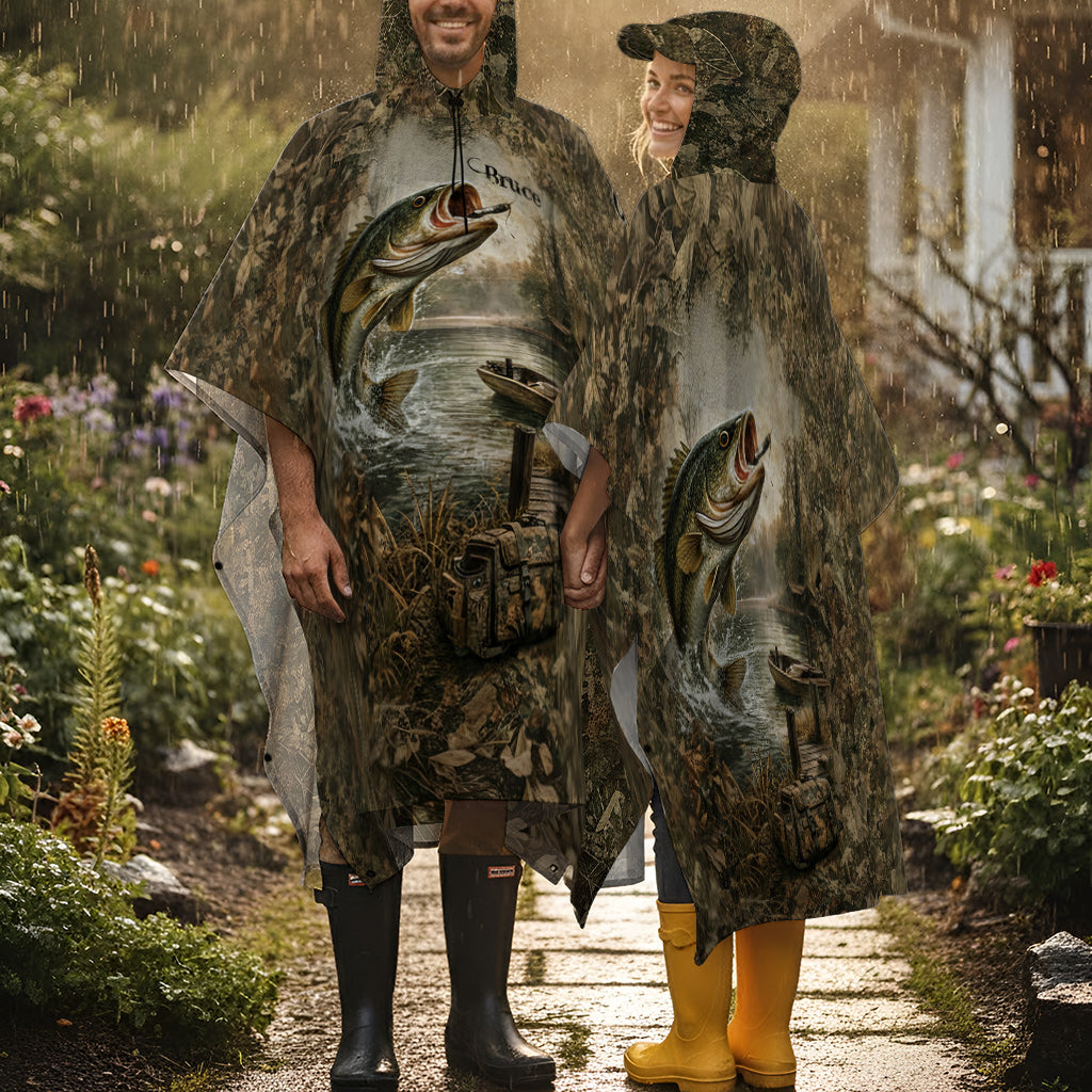 Angelbegeistert? – Personalisierter Angel-Regenponcho