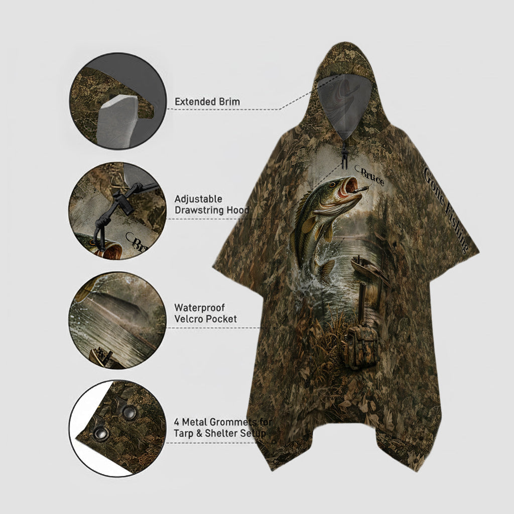 Angelbegeistert? – Personalisierter Angel-Regenponcho