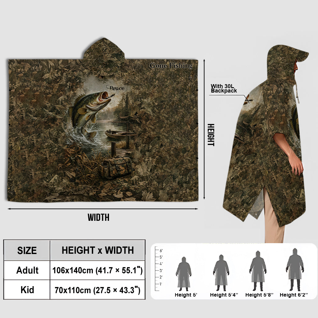 Angelbegeistert? – Personalisierter Angel-Regenponcho
