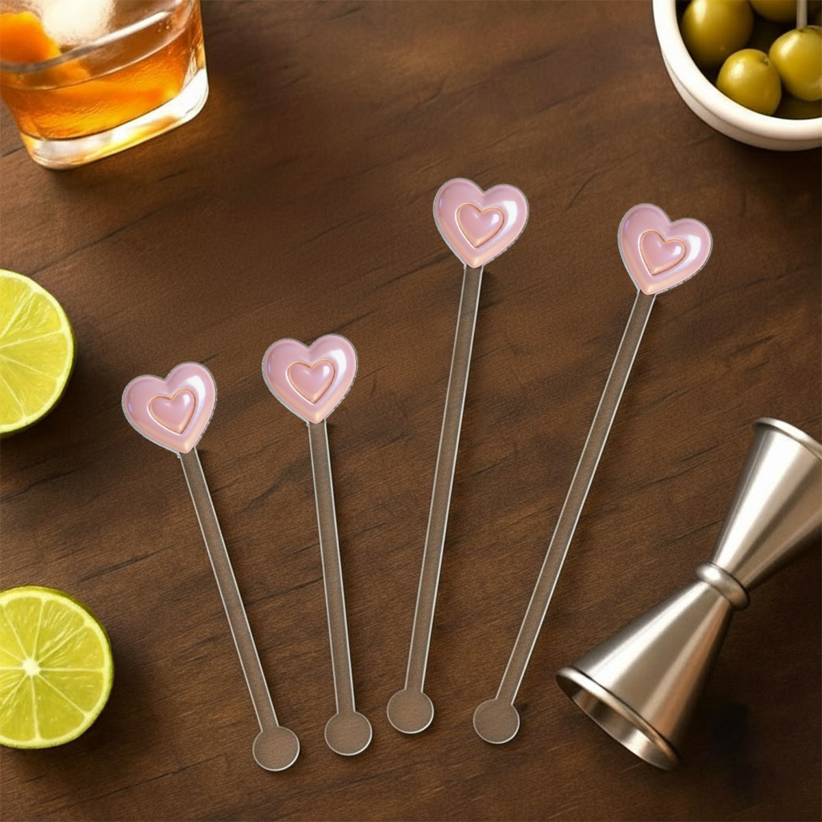 Love Make Up, Make Up Artist - Personalized Makeup Set Accent Mug with Acrylic Stirrers