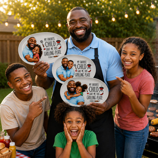 Mon Enfant Préféré M'a Offert Cette Plaque de Grill - Plaque Personnalisée pour Père