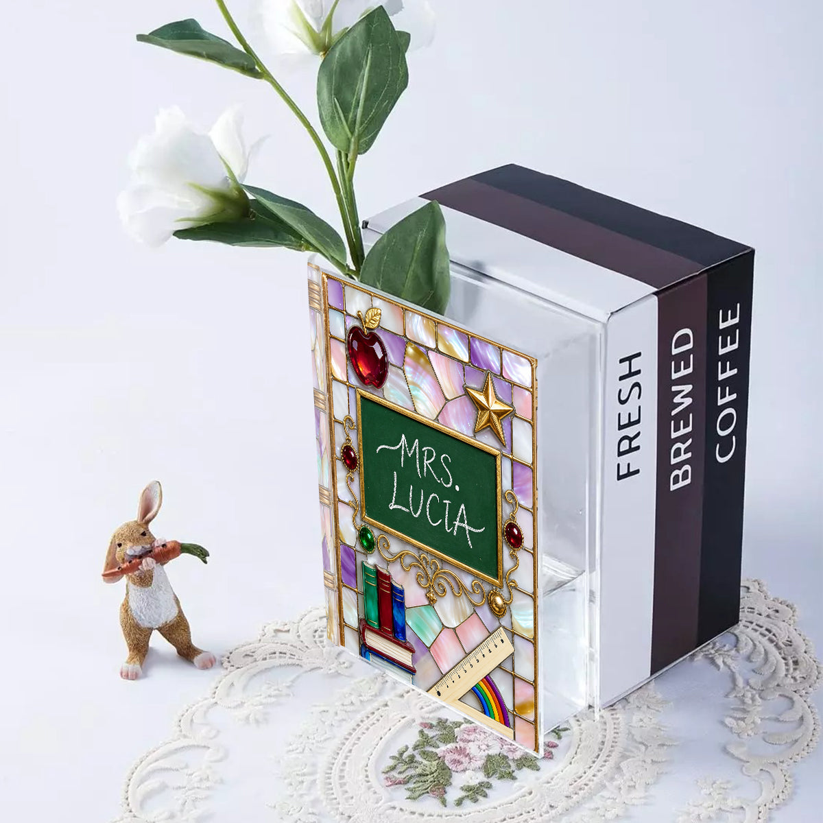 Teacher Gifts - Personalized Teacher Book Vase