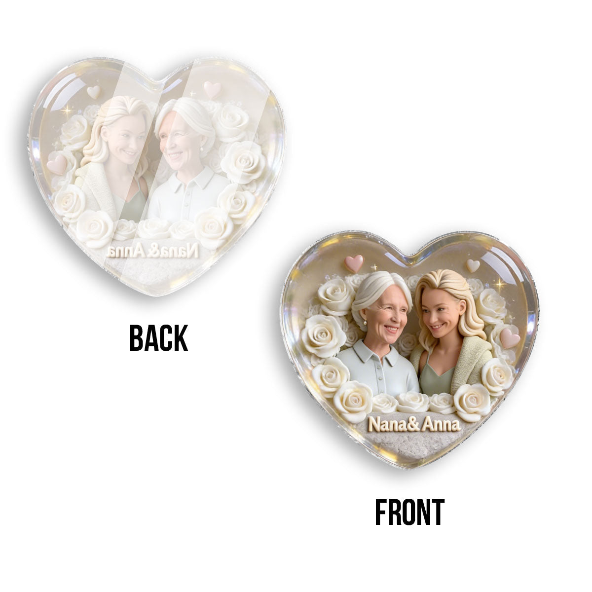 Mother Keepsake Gift, Custom From Any Photo, Birthmonth Flower - Personalized Mother Pocket Hug Card