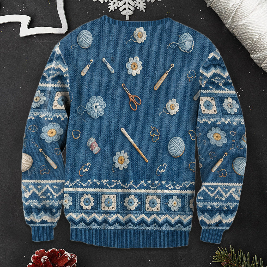 Love Crocheting - Personalized Crocheting Ugly Sweater