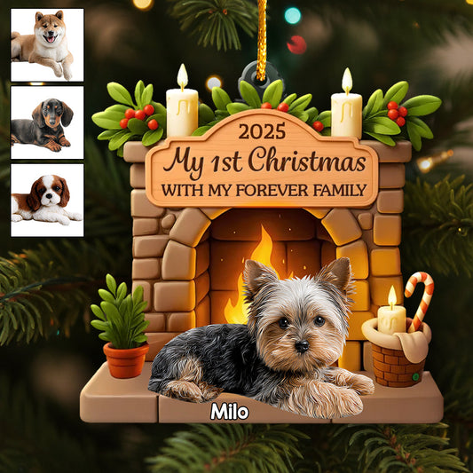 Mon premier Noël - Ornement de Noël personnalisé pour chien
