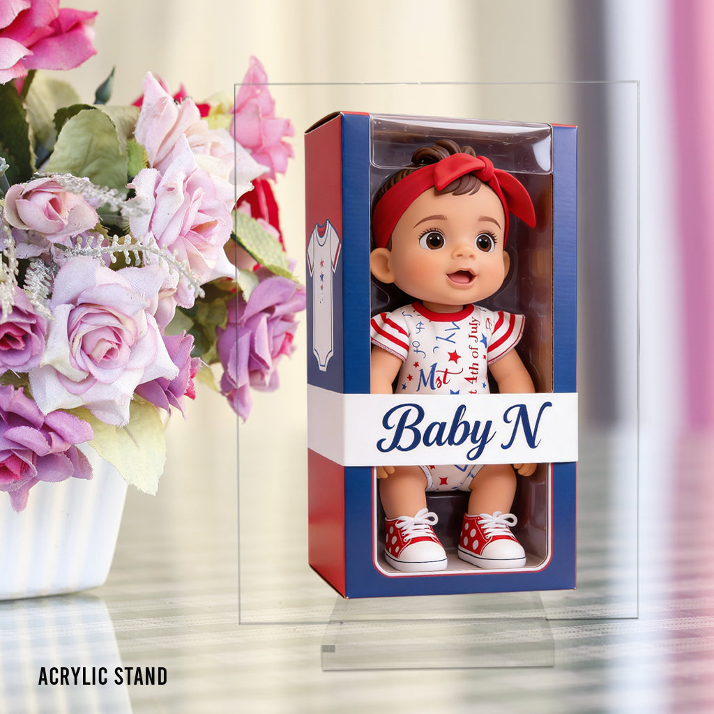 Ich liebe dich – personalisierte Acrylplakette in Kinderform