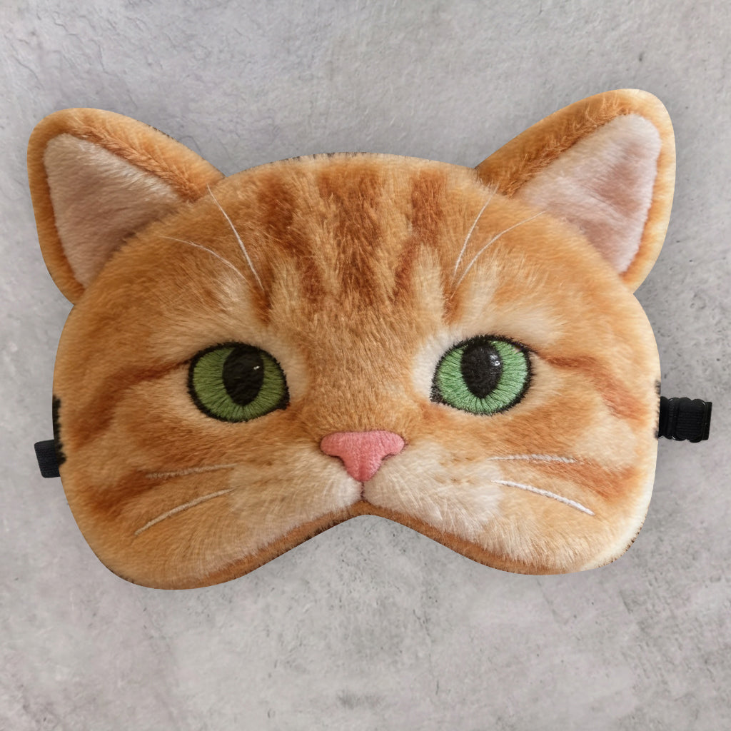Happy Hours - Personalisierte Katzen-Kühl-Schlafmaske