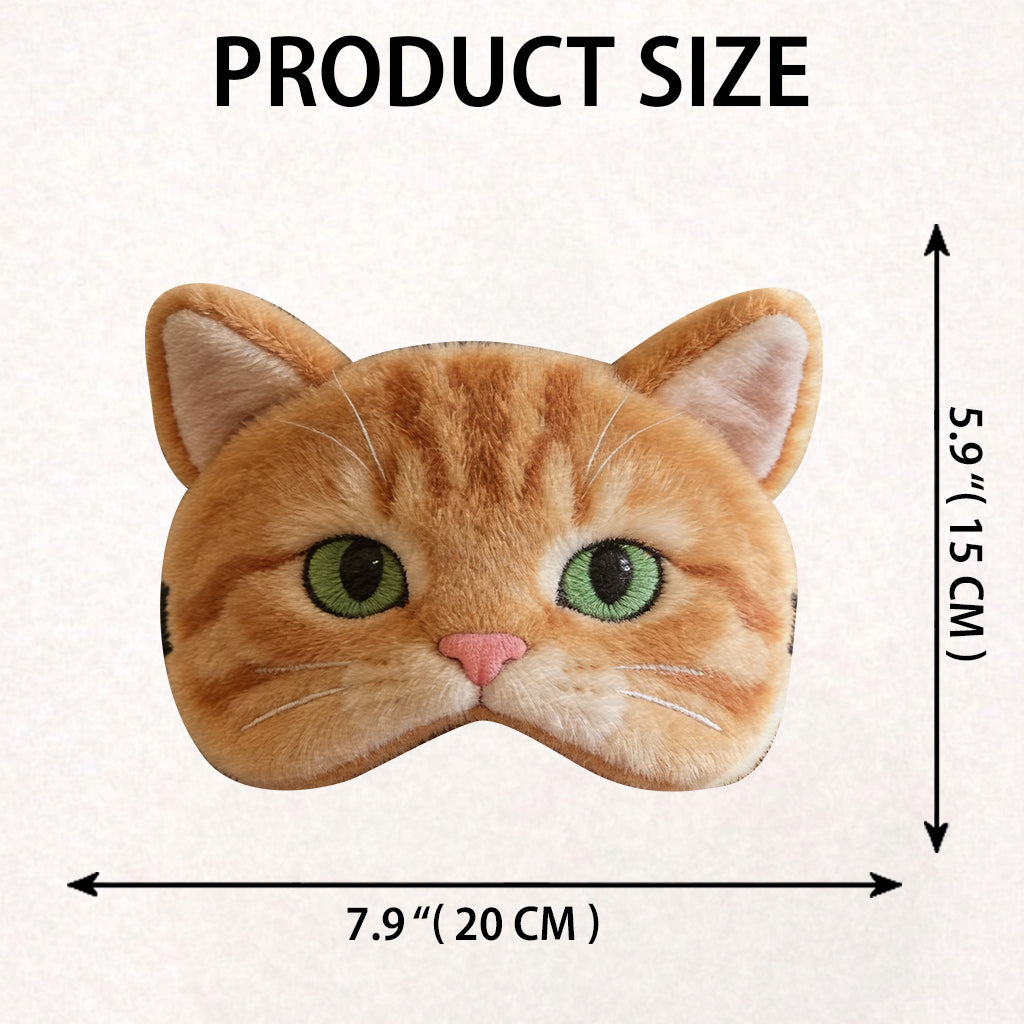 Happy Hours - Personalisierte Katzen-Kühl-Schlafmaske