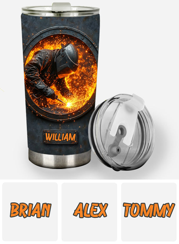 Gift For Welder Man - Personalized Welder Tumbler