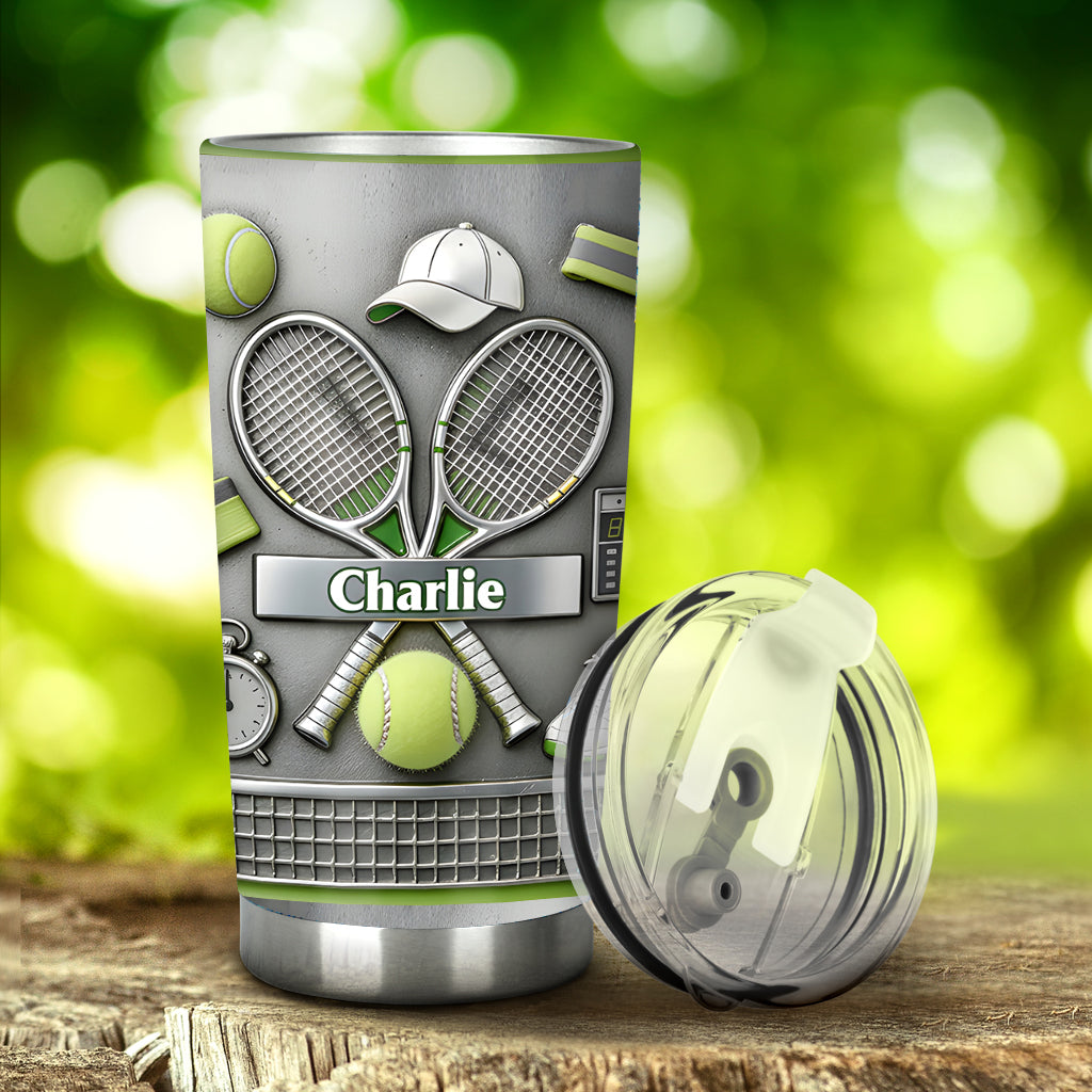 Love Tennis - Personalized Tennis Tumbler