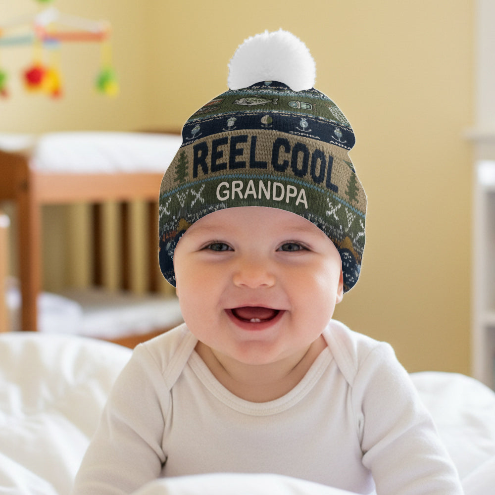 Grand-père cool - Bonnet de pêche personnalisé