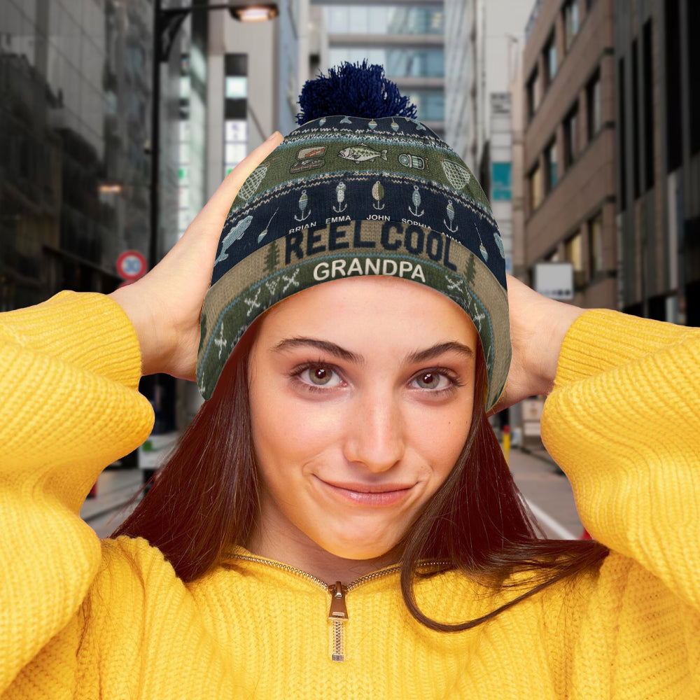 Grand-père cool - Bonnet de pêche personnalisé