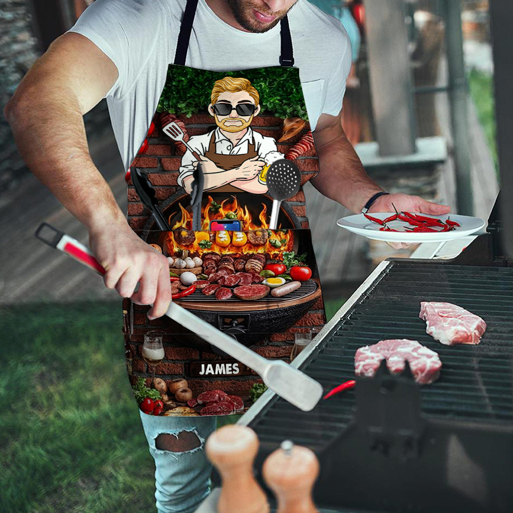 The Grillfather - Personalized Father Apron