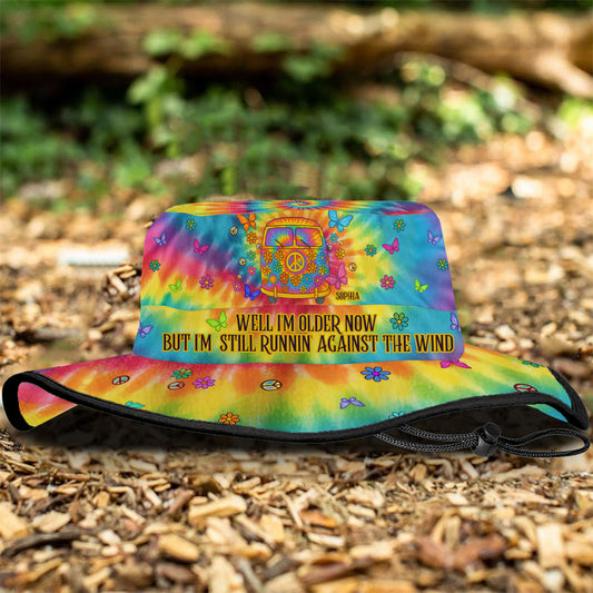 Gegen den Wind laufen – personalisierter Hippie-Boonie-Hut