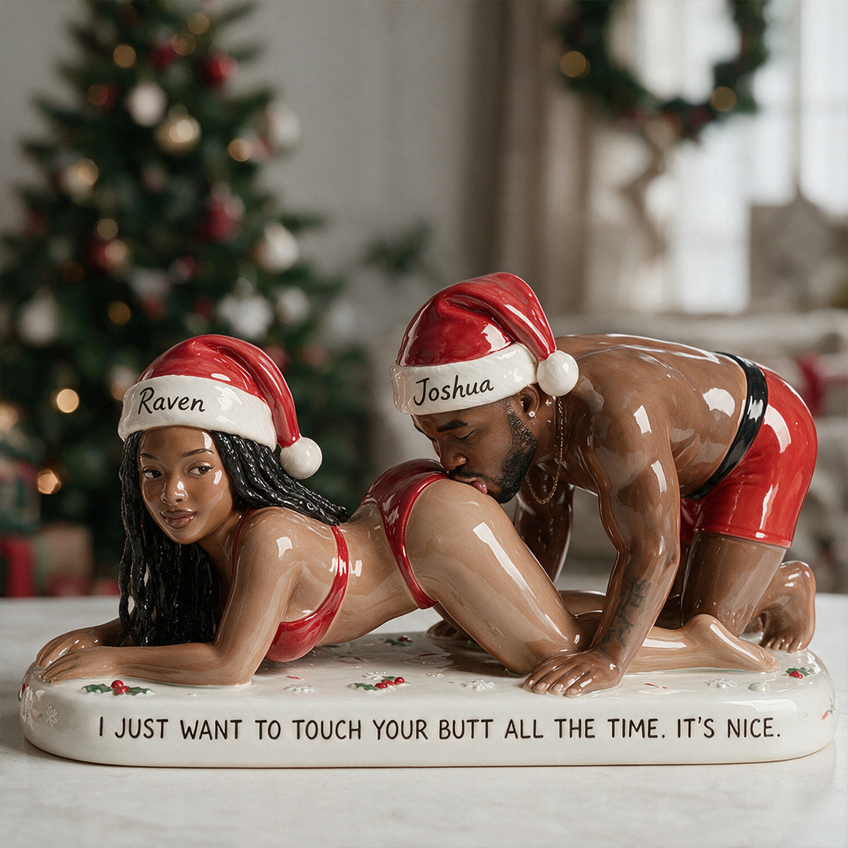 Nice Butt - Personalized Spicy Couple 3D Plaque