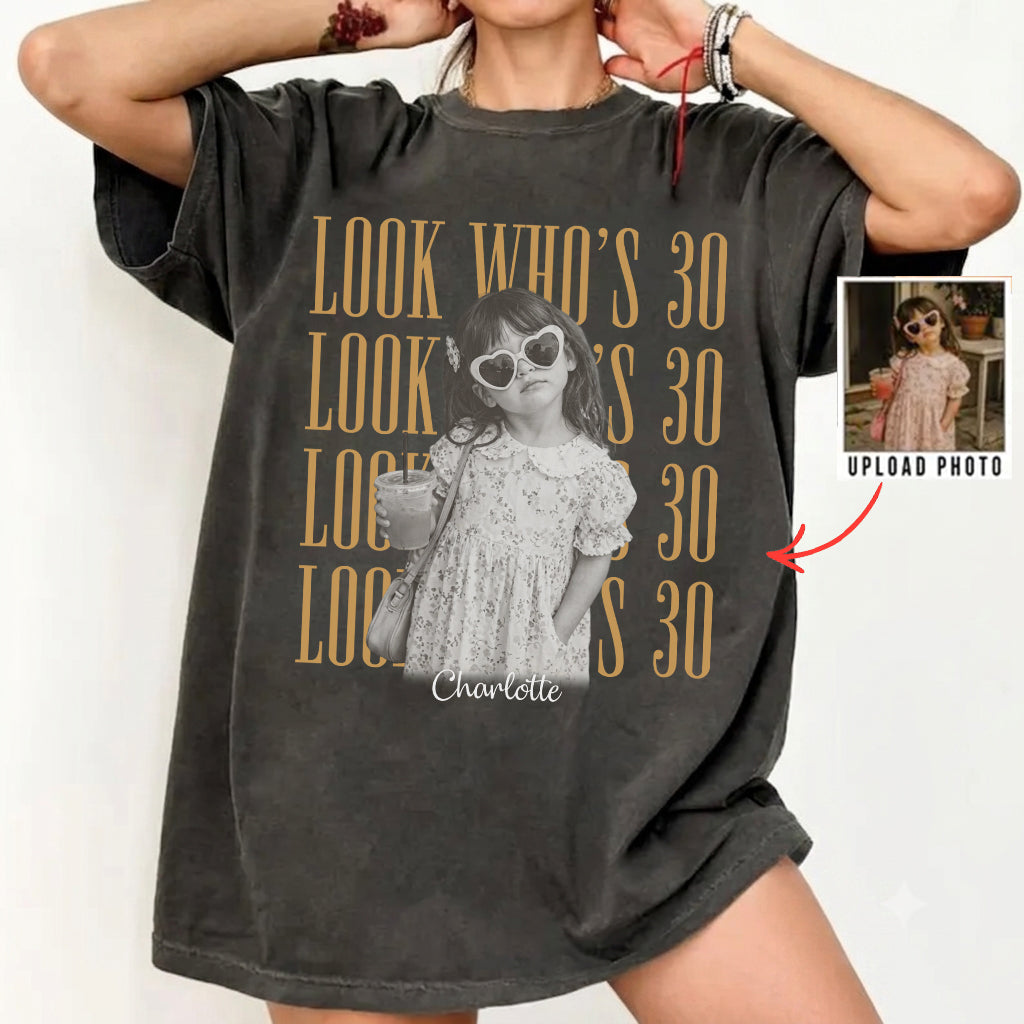 Birthday Gift - Personalized Birthday Washed T-Shirt