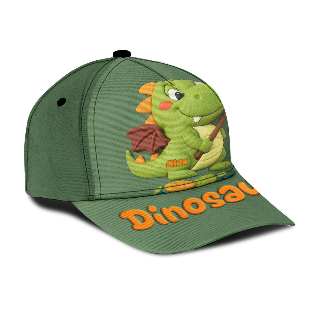Cadeau mignon pour enfants sur le thème des dinosaures - Casquette classique personnalisée pour enfant