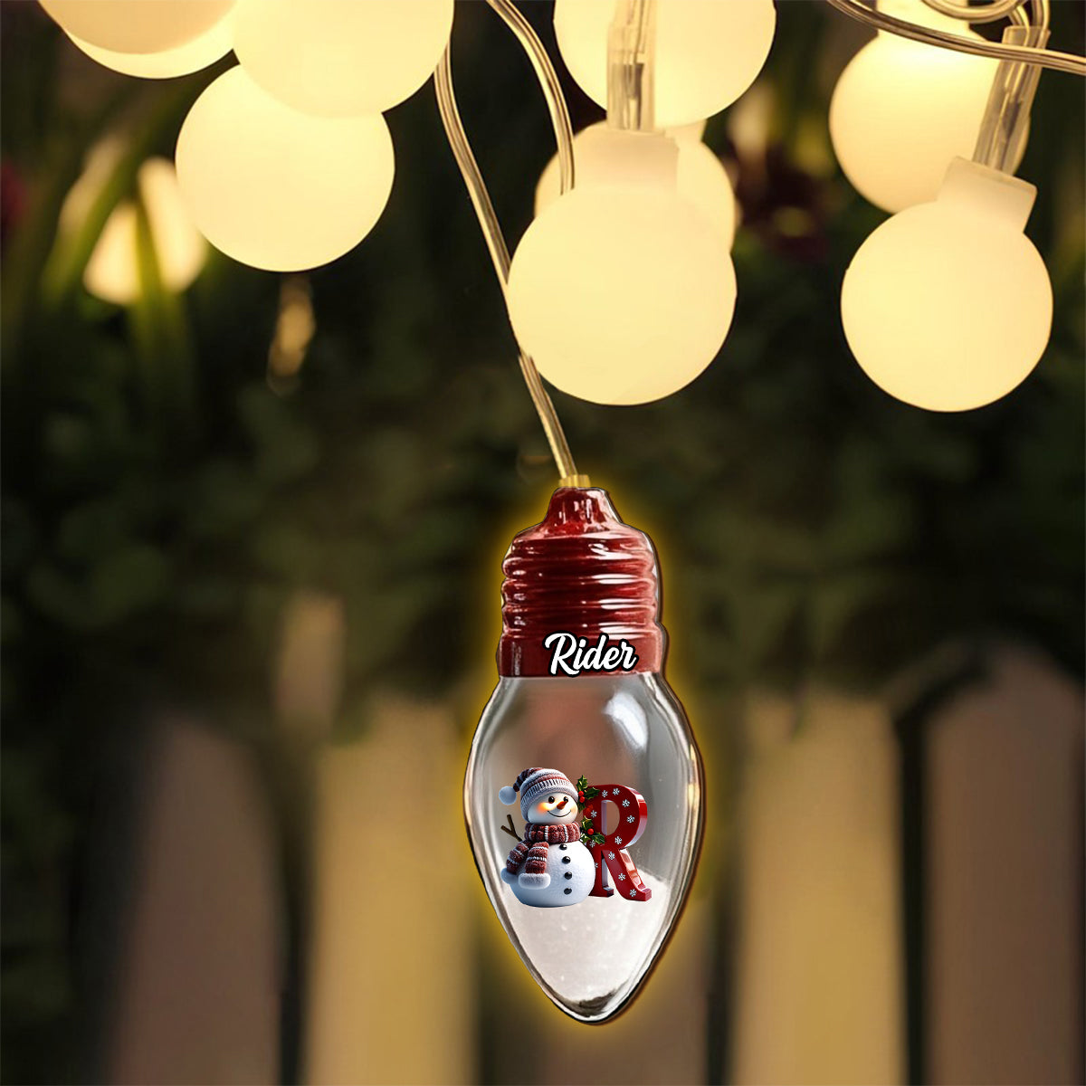 Frohe Weihnachten 2025 – Personalisierte Lichterkette für die ganze Familie