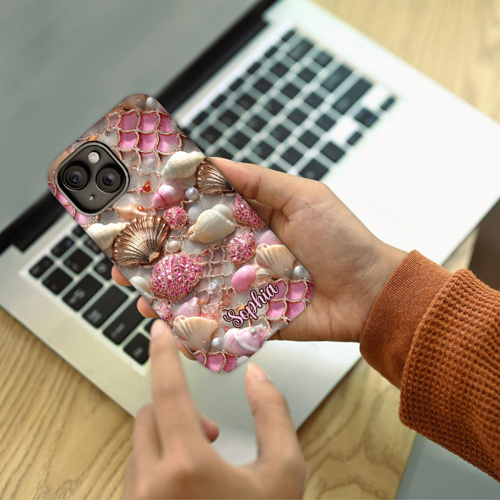 Liebe zum Meer – Personalisierte Handyhülle für Meeresliebhaber mit vollflächigem Aufdruck