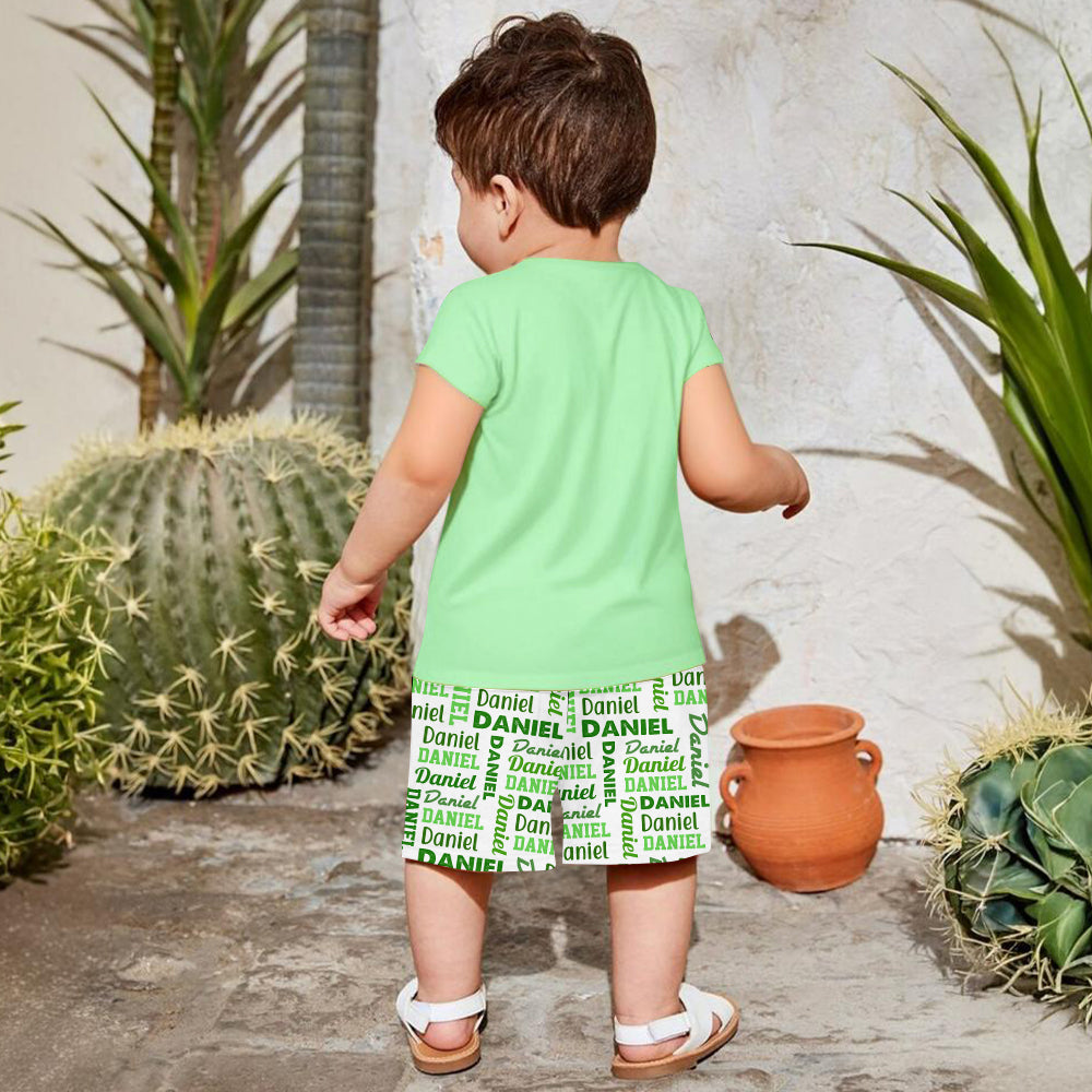 Petit Hooligan - T-shirt et short enfant personnalisés pour la Saint-Patrick