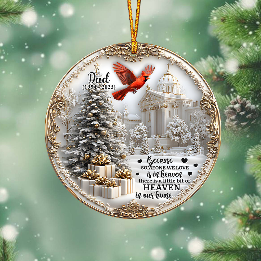 Memory In Heaven - Personalized Memorial Ornament