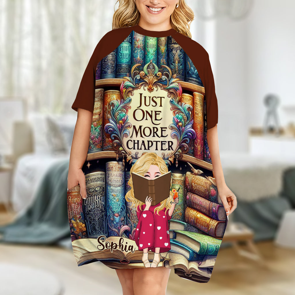 Juste un chapitre de plus - Robe-t-shirt personnalisée inspirée d'un livre