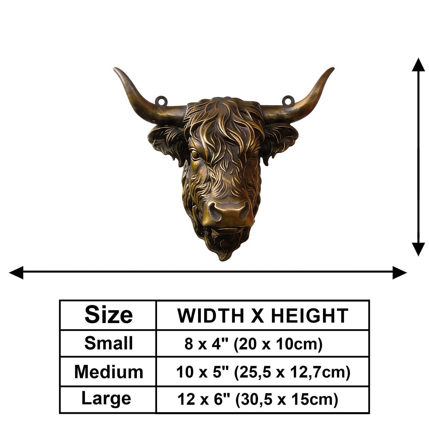 Highland Heritage Schild - Personalisierbares Highland Cow Holz-Wandschild