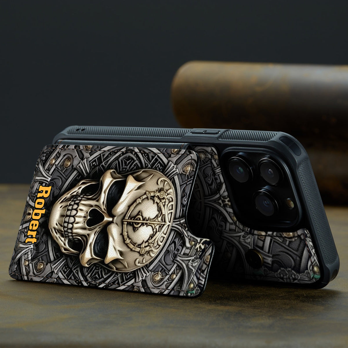 Cooler Totenkopf – Personalisierte Handyhülle mit Totenkopf-Vollbilddruck