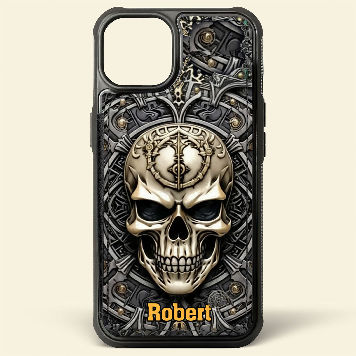 Cooler Totenkopf – Personalisierte Handyhülle mit Totenkopf-Vollbilddruck