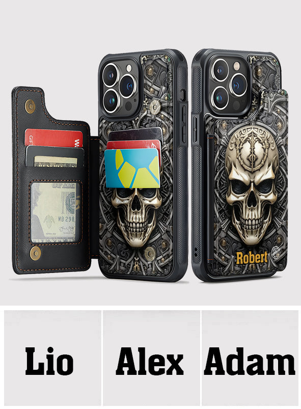 Cooler Totenkopf – Personalisierte Handyhülle mit Totenkopf-Vollbilddruck