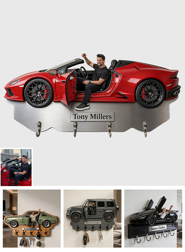 Best Ride - Personalisierter Aufhängeregal für Auto-Liebhaber