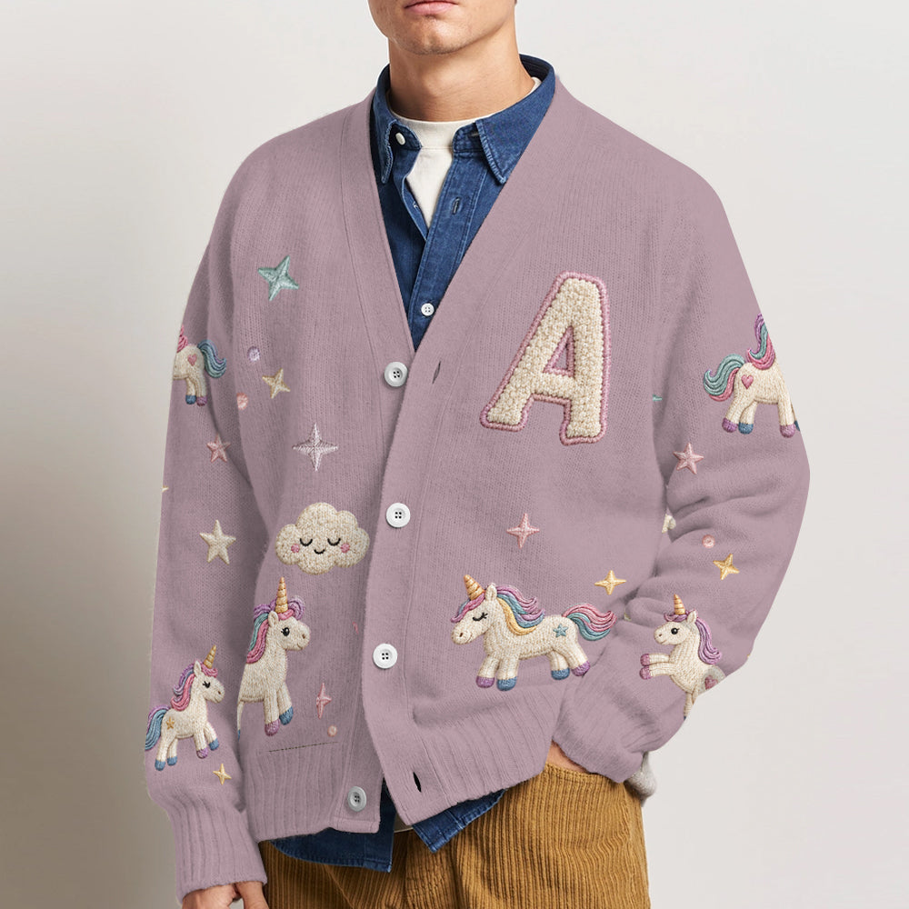Alphabet Photo Personnalisé - Cardigan Enfant Sur Mesure