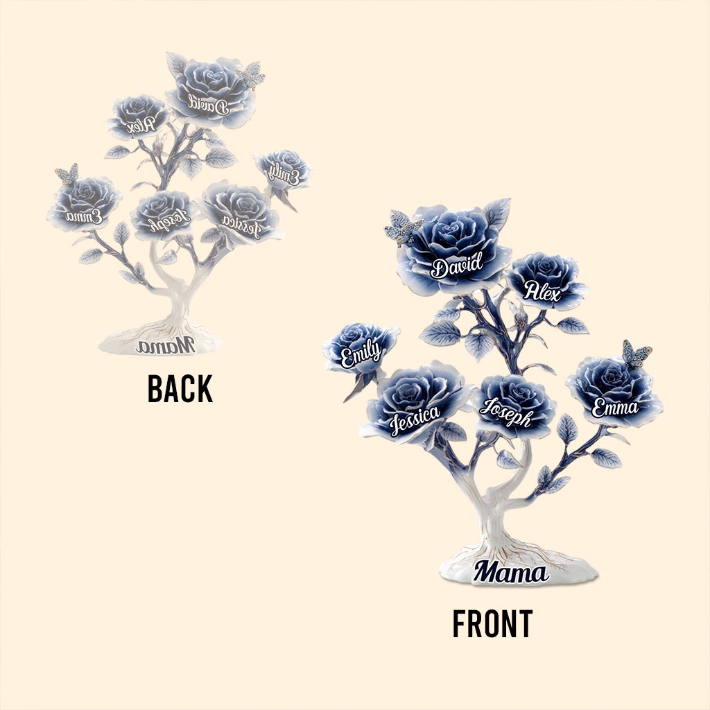 Mom Grandma Garden - Personalized Mother Custom Shaped Acrylic Plaque