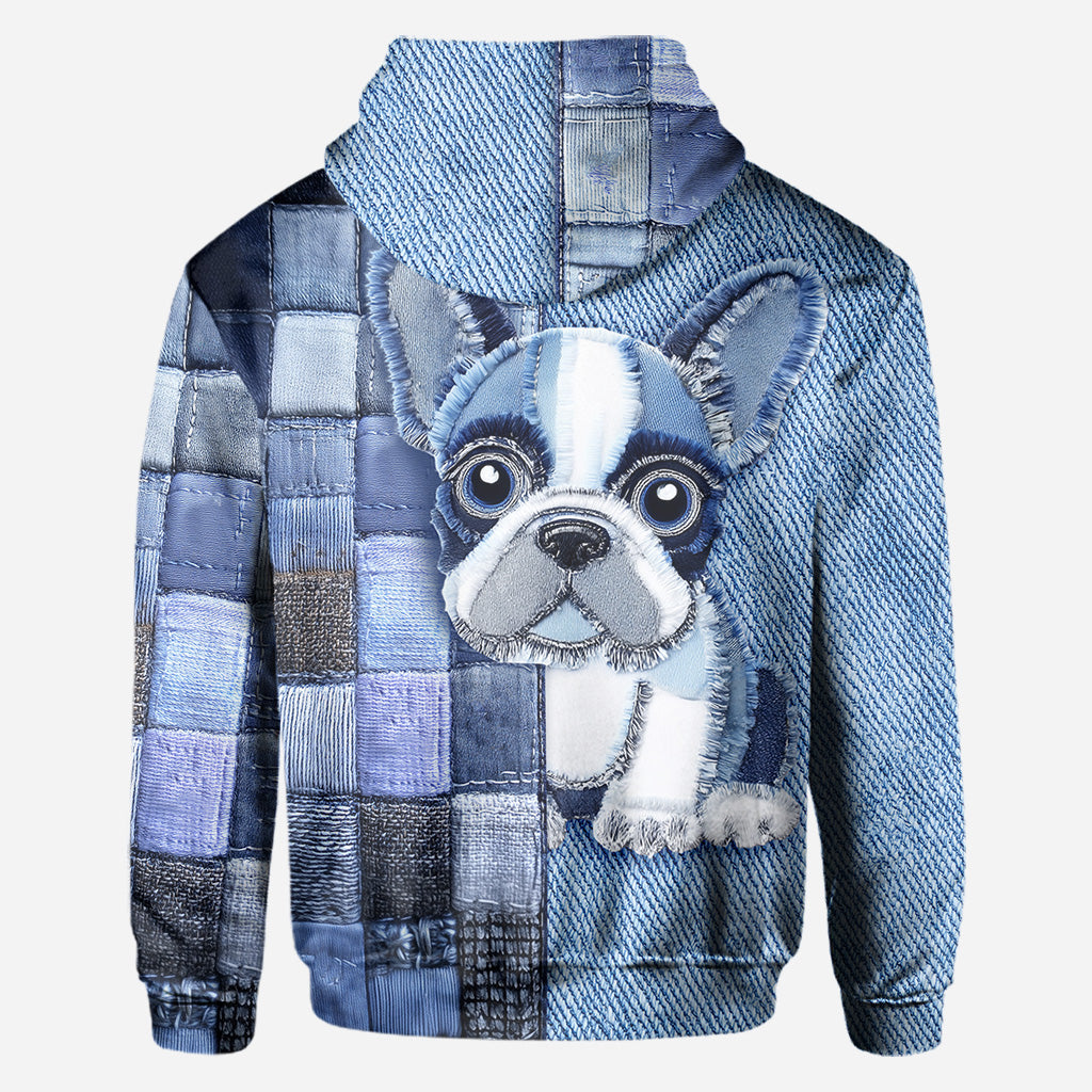 Ich liebe Französische Bulldoggen – Personalisiertes T-Shirt mit Hundemotiv