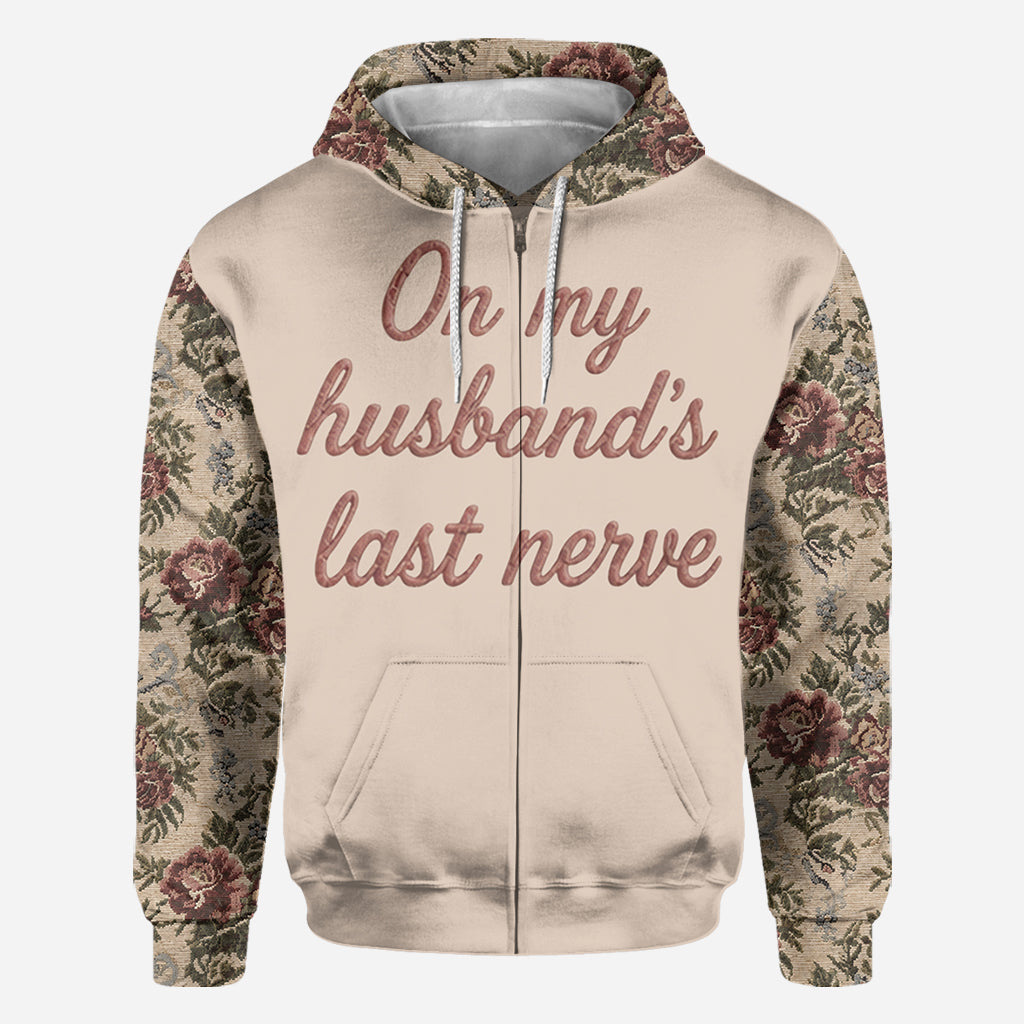 On My Boyfriend's Last Nerve - Personalized Couple All Over Shirt