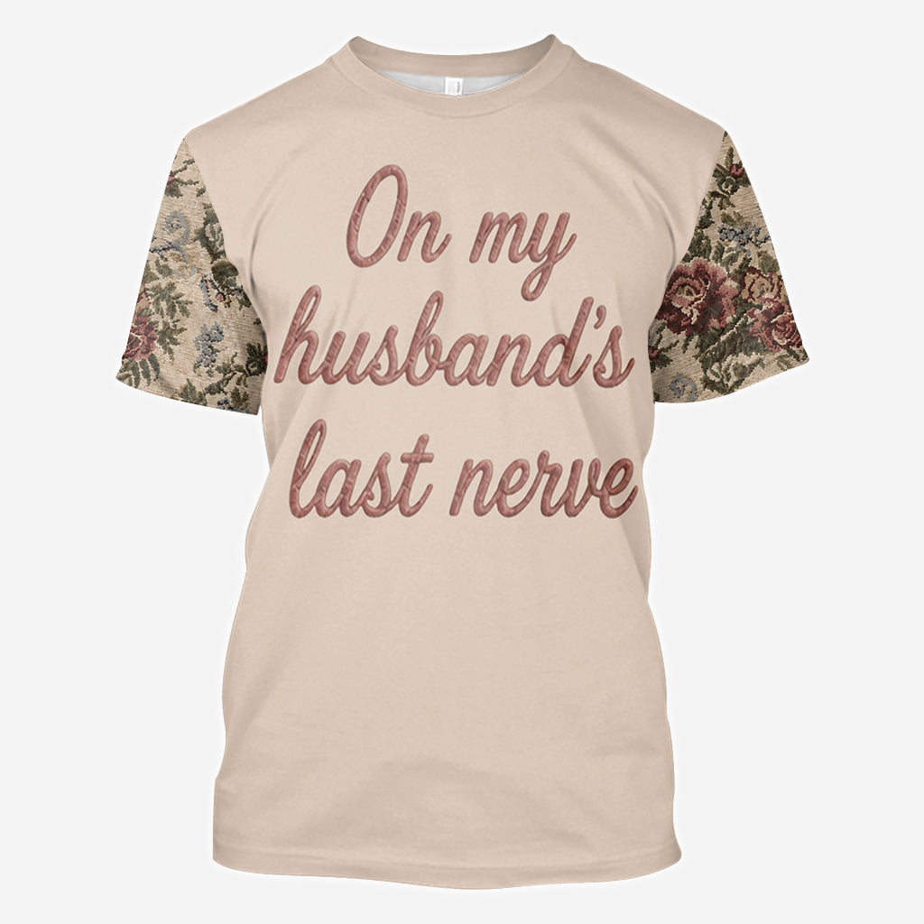 On My Boyfriend's Last Nerve - Personalized Couple All Over Shirt