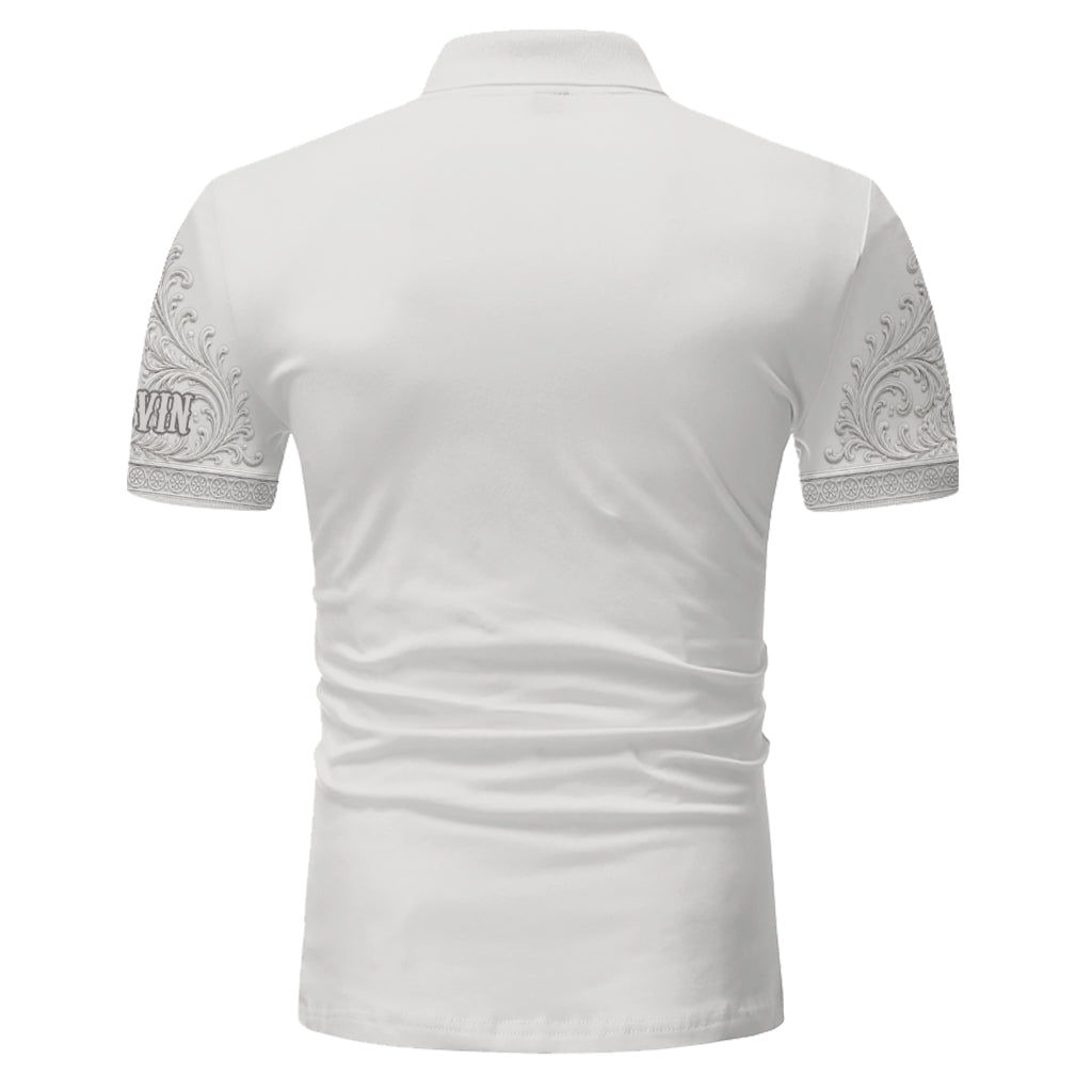 Angeln lieben, Angeln ist meine Therapie - Personalisierte Angel-Polo-Shirt