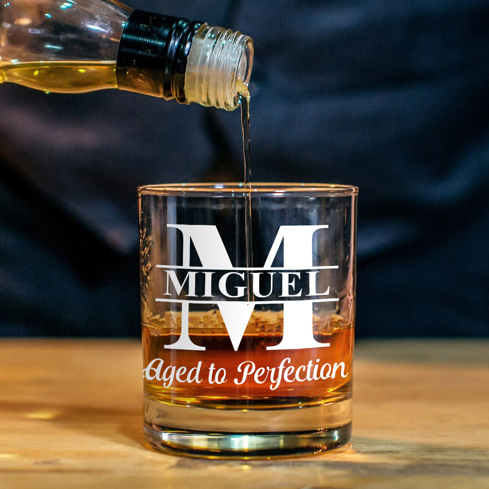 Happy Birthday - Personalized Birthday Whiskey Glass