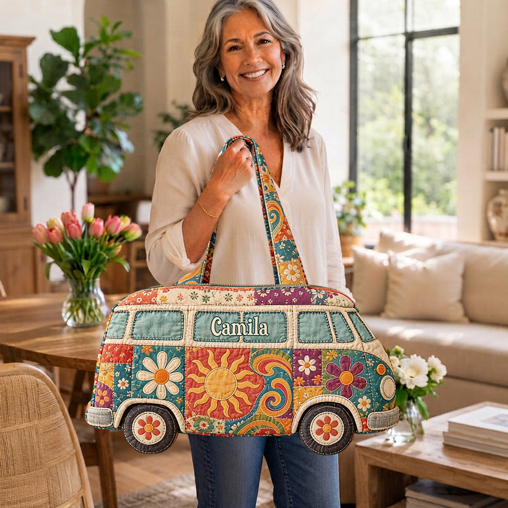 Free Soul - Personalized Hippie Custom Shape Tote Bag