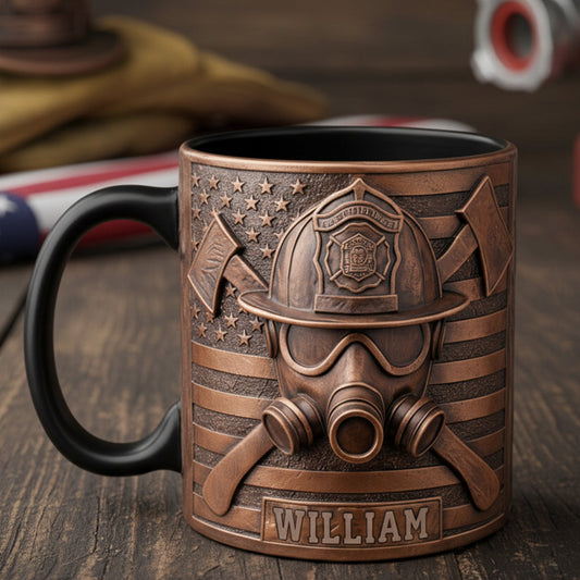 Fier pompier - Mug personnalisé à l'effigie d'un pompier