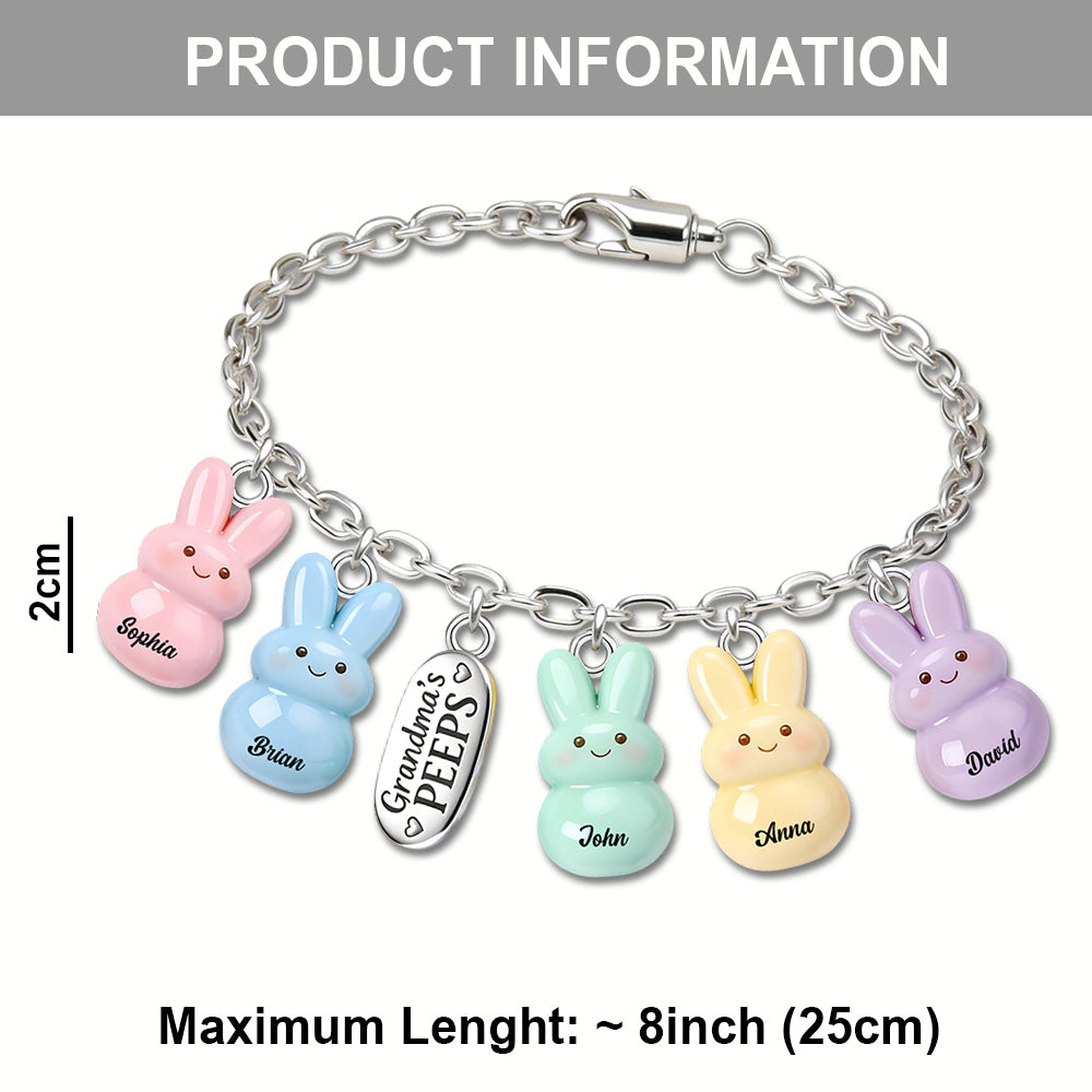 Omas Freunde – Personalisiertes Oma-Armband mit Anhängern