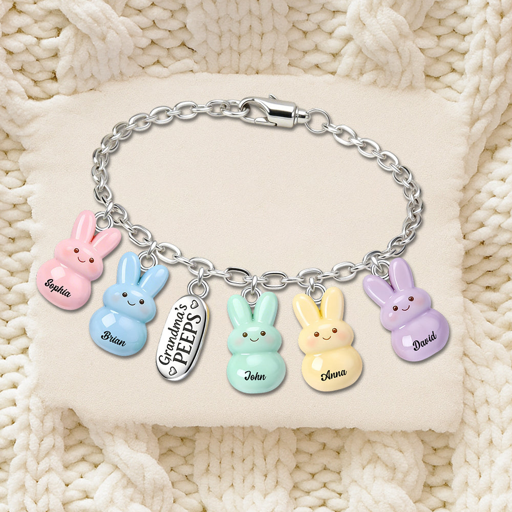 Omas Freunde – Personalisiertes Oma-Armband mit Anhängern