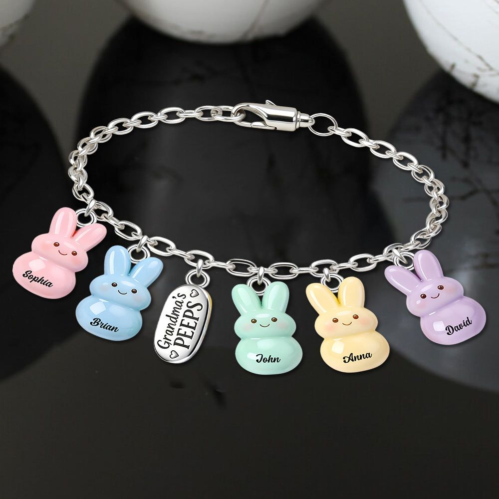 Omas Freunde – Personalisiertes Oma-Armband mit Anhängern