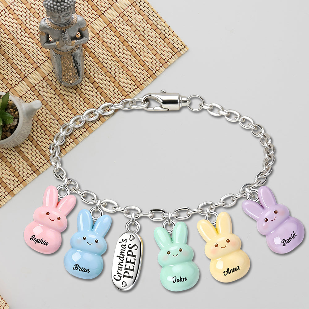 Omas Freunde – Personalisiertes Oma-Armband mit Anhängern