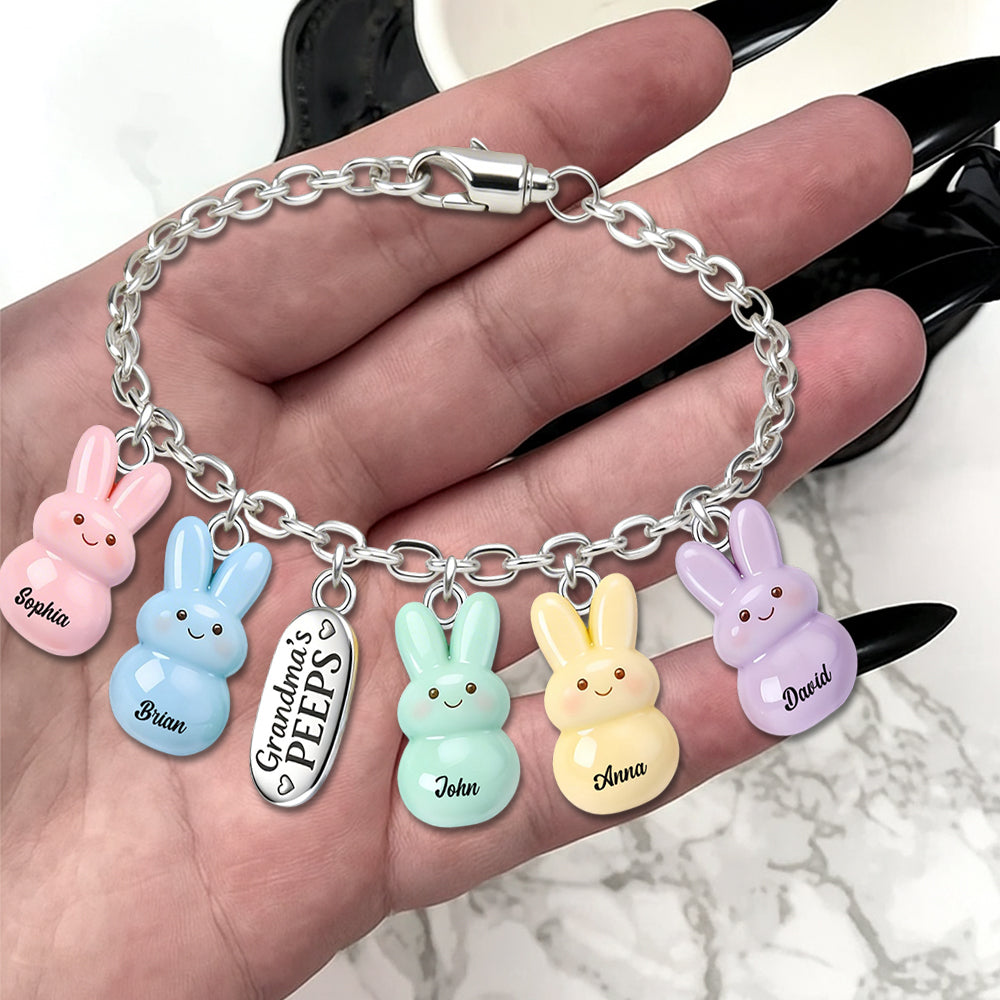 Omas Freunde – Personalisiertes Oma-Armband mit Anhängern