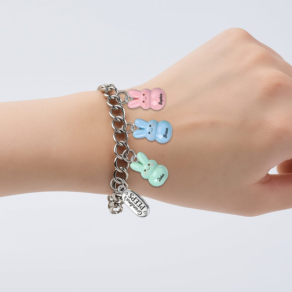Omas Freunde – Personalisiertes Oma-Armband mit Anhängern