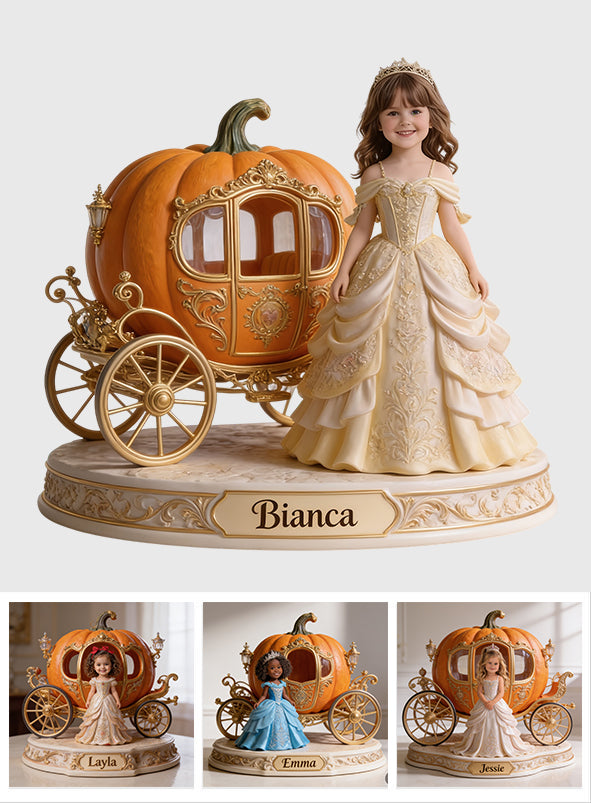 Pumpkin Carriage - Personalized Kid Custom Shaped Acrylic Plaque