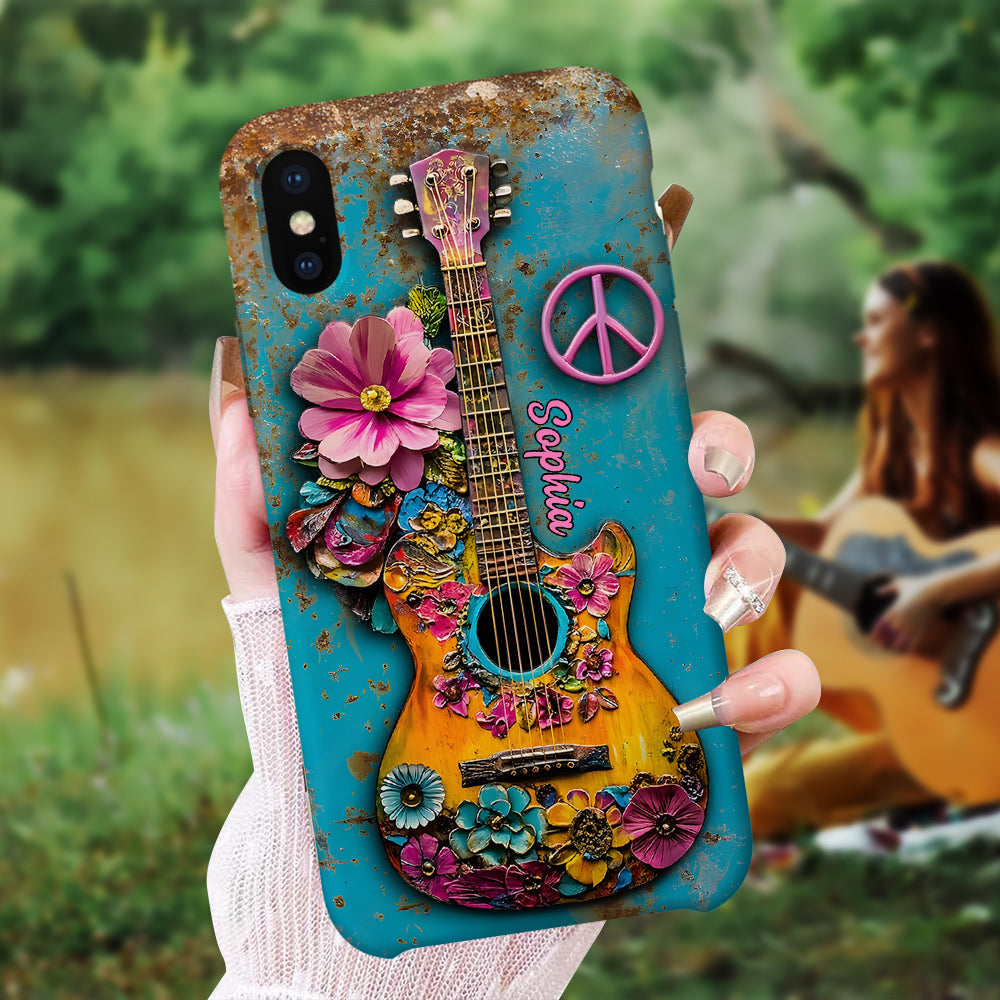 Coque de téléphone personnalisée Hippie Soul - Motif hippie intégral