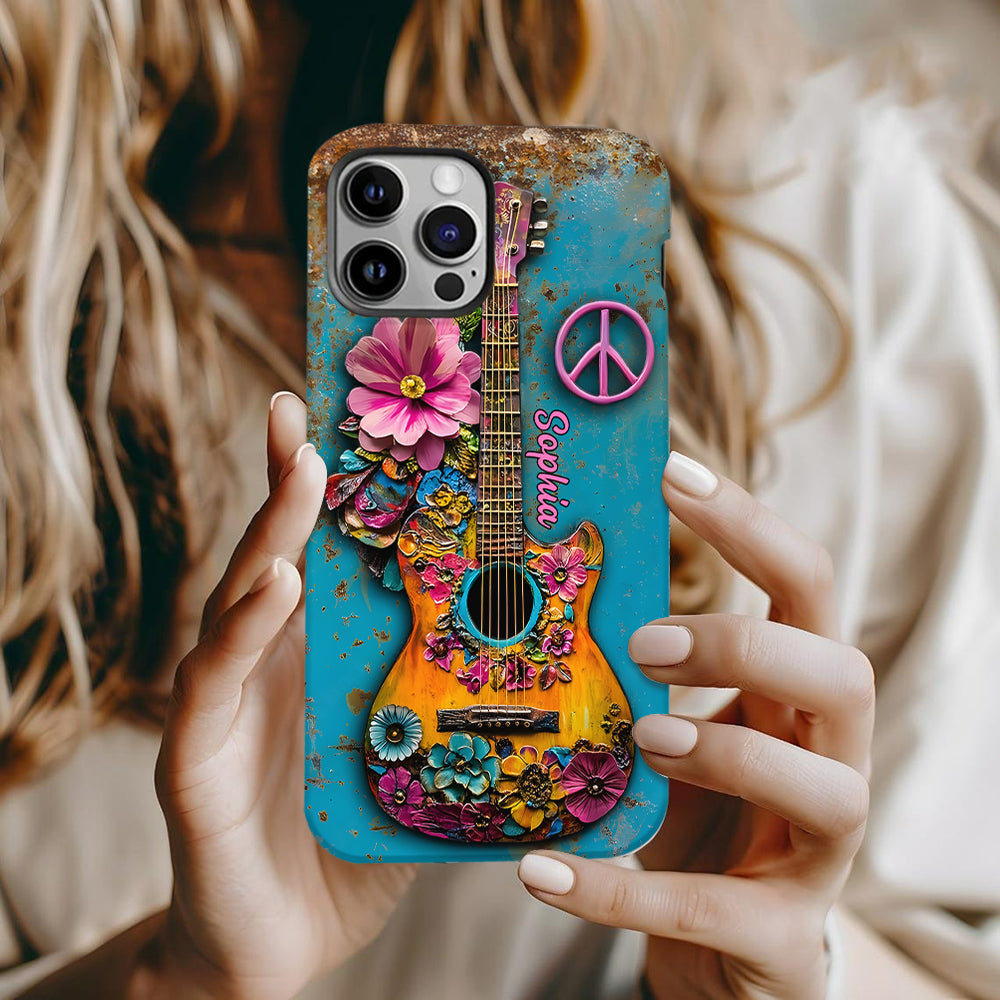 Coque de téléphone personnalisée Hippie Soul - Motif hippie intégral
